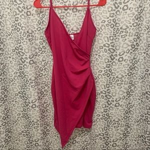 Hot pink bodycon dress! Size medium